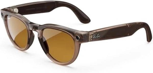 Ray-Ban Meta Headliner, Warm Stone / Transitions Saffron Yellow, Regular