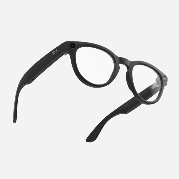 Ray-Ban Meta Headliner, Matte Black / Clear to Grey Transitions, Standard, High bridge fit