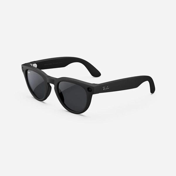 Ray-Ban Meta Headliner, Matte Black / Clear to Grey Transitions, Standard, High bridge fit