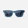 Ray-Ban Meta Wayfarer, Matte Jeans Transparent / Dusty Blue, Large, High bridge fit