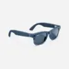 Ray-Ban Meta Wayfarer, Matte Jeans Transparent / Dusty Blue, Large, High bridge fit