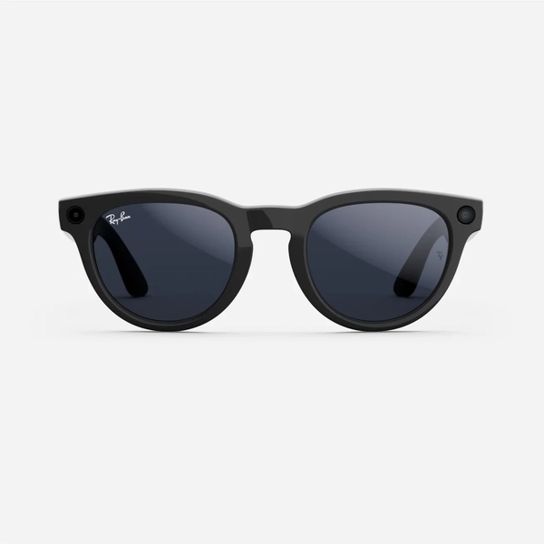 Ray-Ban Meta Headliner, Shiny Black / Clear to Sapphire Transitions, Standard, Low bridge fit
