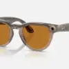 Ray-Ban Meta Headliner, Warm Stone/ Clear/Saffron Yellow Transitions, M, High bridge fit