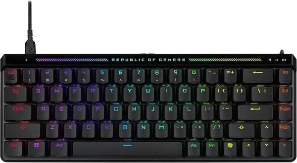 ASUS ROG Falchion Ace HFX 65% gaming keyboard with ROG HFX magnetic switches 電競磁軸鍵盤