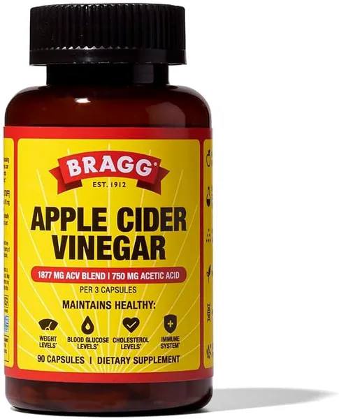Bragg Apple Cider Vinegar Capsules with Vitamin D and Zinc