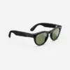 Ray-Ban Meta Headliner, Shiny Black / G15 Green Polarized, Standard, High bridge fit
