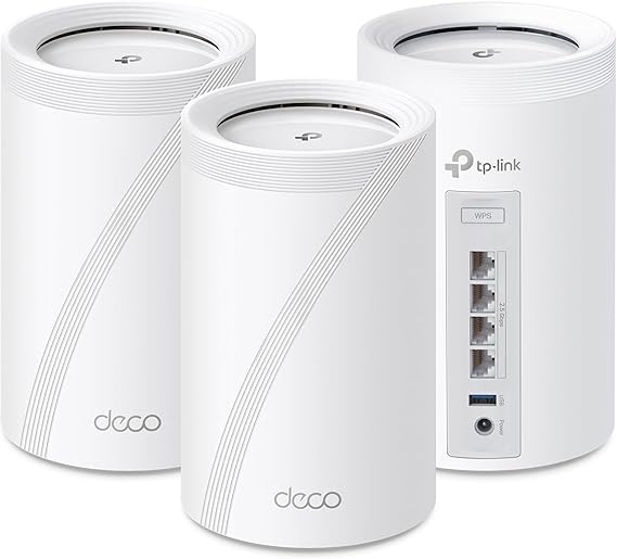 TP-Link Tri-Band WiFi 7 BE10000 Whole Home Mesh System (Deco BE63)