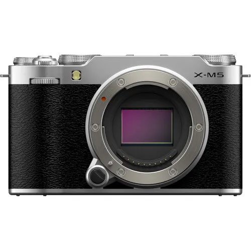 FUJIFILM X-M5 Mirrorless Digital Camera Body – Silver