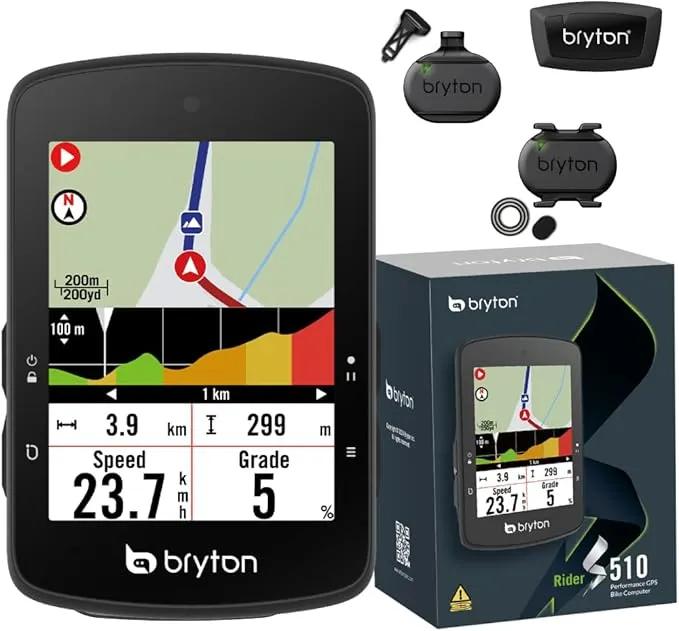 Bryton Rider S510 Sensor Bundle 碼錶全配版(含感測器)