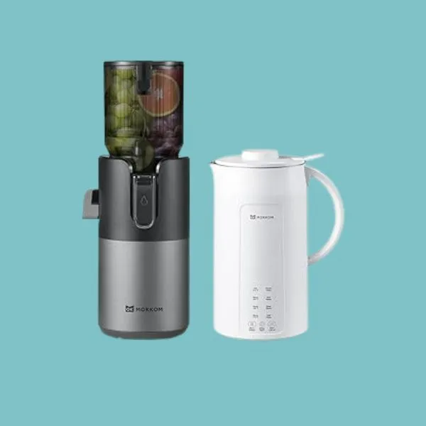 MOKKOM 慢磨機與植物奶機組合特價 9 折起！最多省NT608