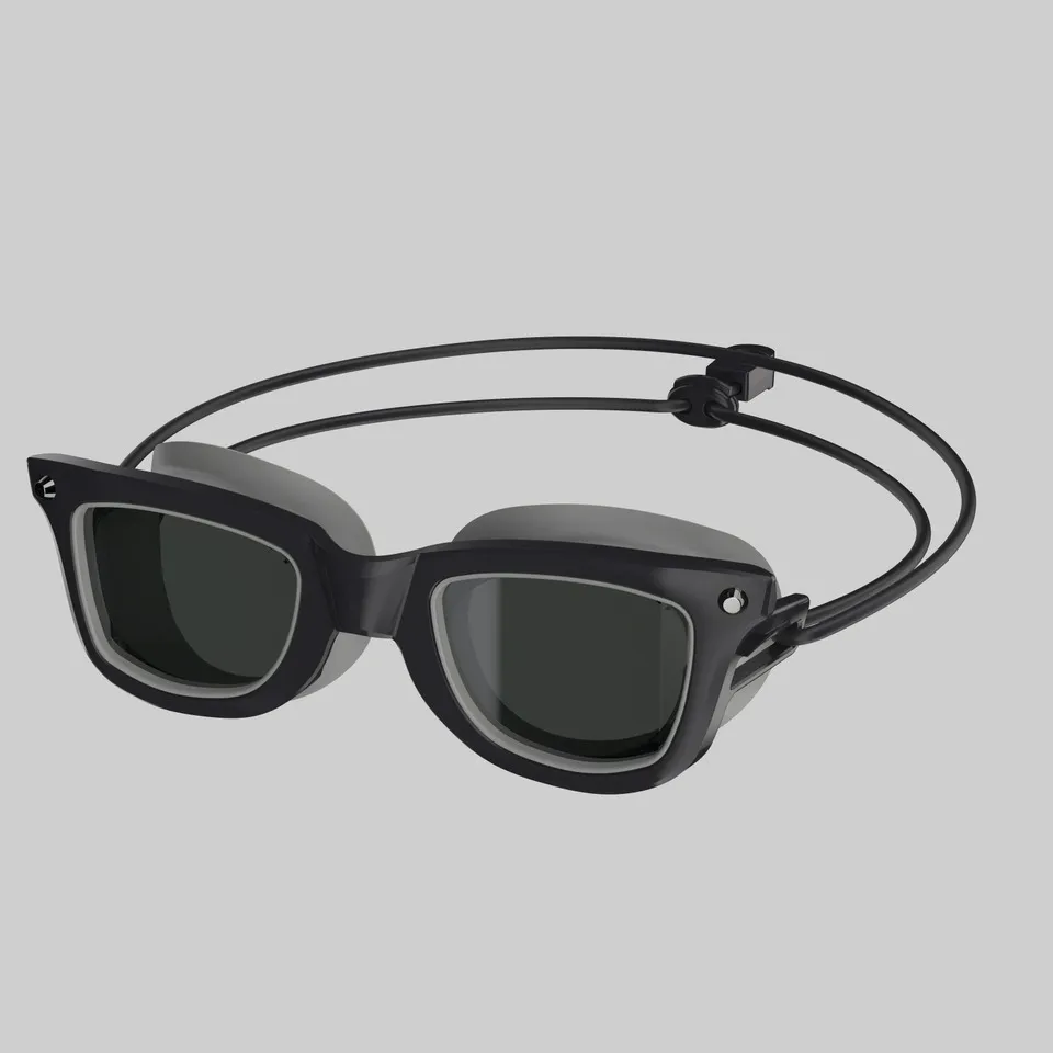 speedo Adult Sunny G Seasider Mirrored Goggles Black