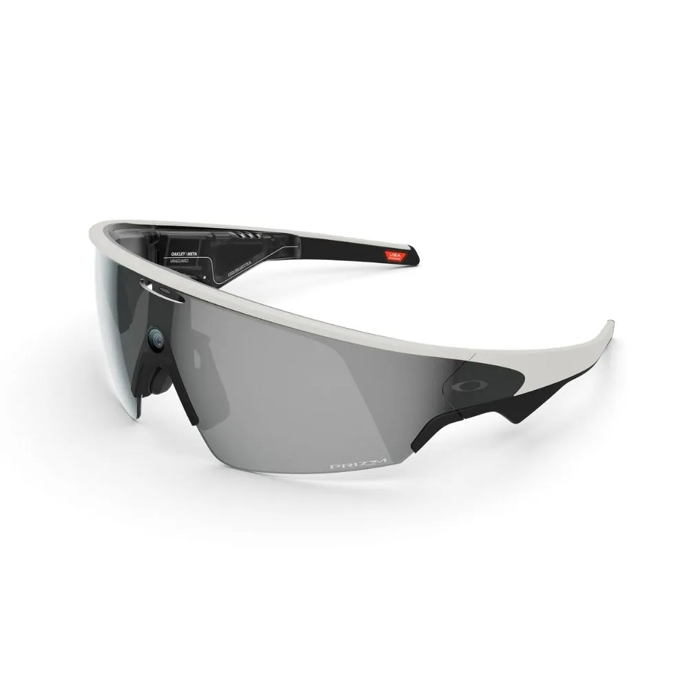 Oakley Meta Vanguard glasses, White, Prizm Black, Standard