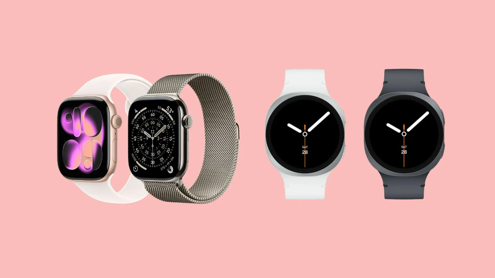 2025 最新智慧手錶對決！Apple Watch 11 vs Samsung Galaxy Watch 8 差異懶人包 1