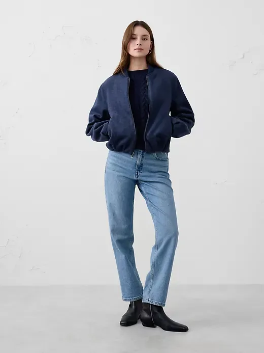 Banana Republic Factory Brushed Bomber Jacket 4商品