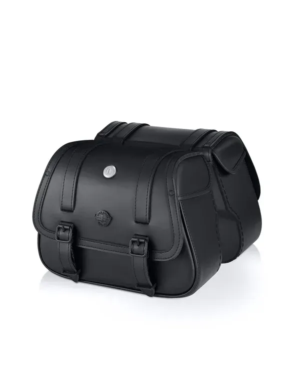 25L – SpiritBlade Large Indian Scout Bobber Leather Motorcycle Saddlebags