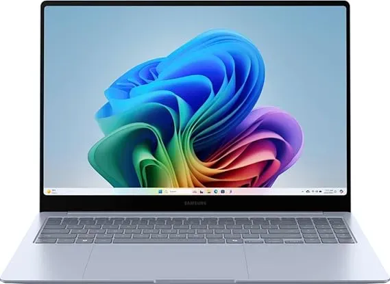 SAMSUNG 15” Galaxy AI Book4 Edge PC Laptop Computer, Snapdragon X Plus Processor, Live Captions, FHD LED Anti-Glare Display, Long-Lasting Battery, 2024 Version, NP750XQA-KB2US