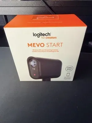 Logitech – Mevo Start Live Streaming HD Action Camera – Black – Brand New Sealed