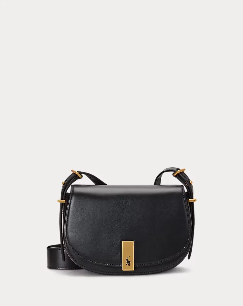 Polo Ralph Lauren Polo ID Leather Saddle Bag