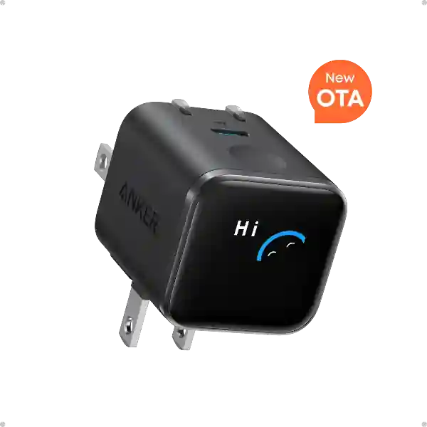 Anker Nano Charger (45W, Smart Display, 180° Foldable)